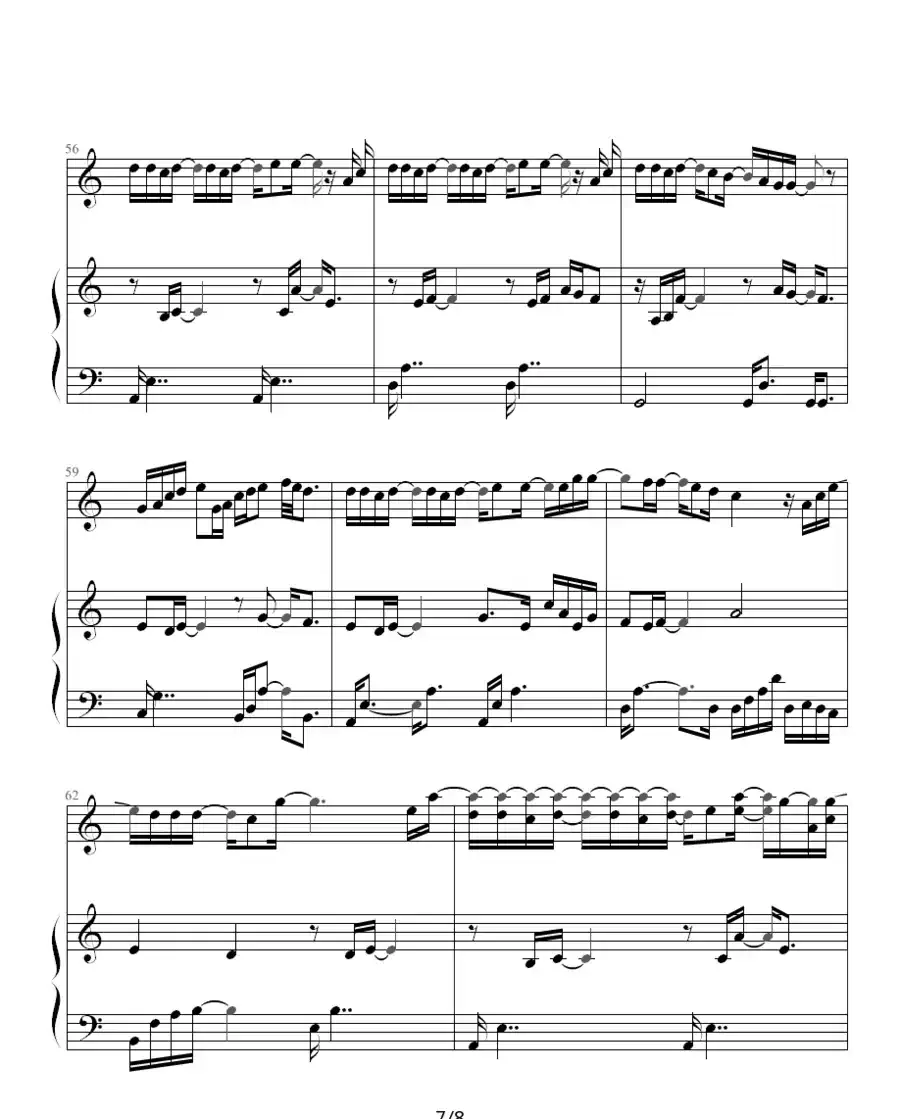 习惯(Poison Ivy)(钢琴伴奏谱)