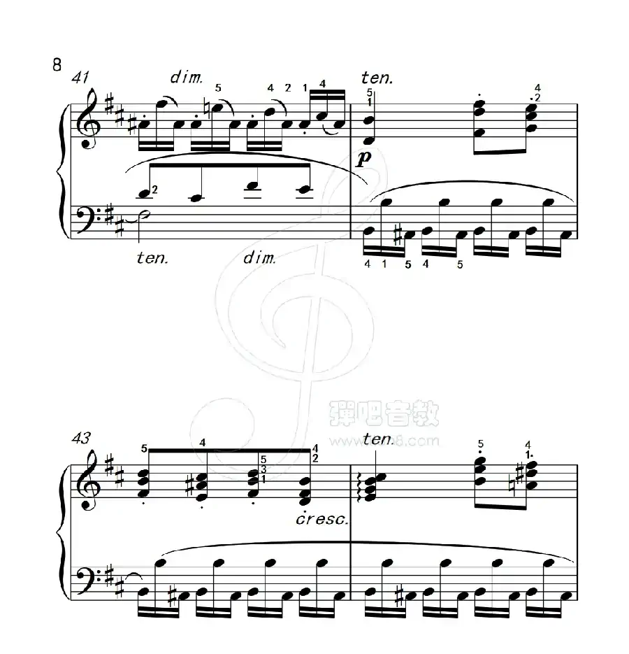 练习曲 45(克拉莫钢琴练习曲60首)