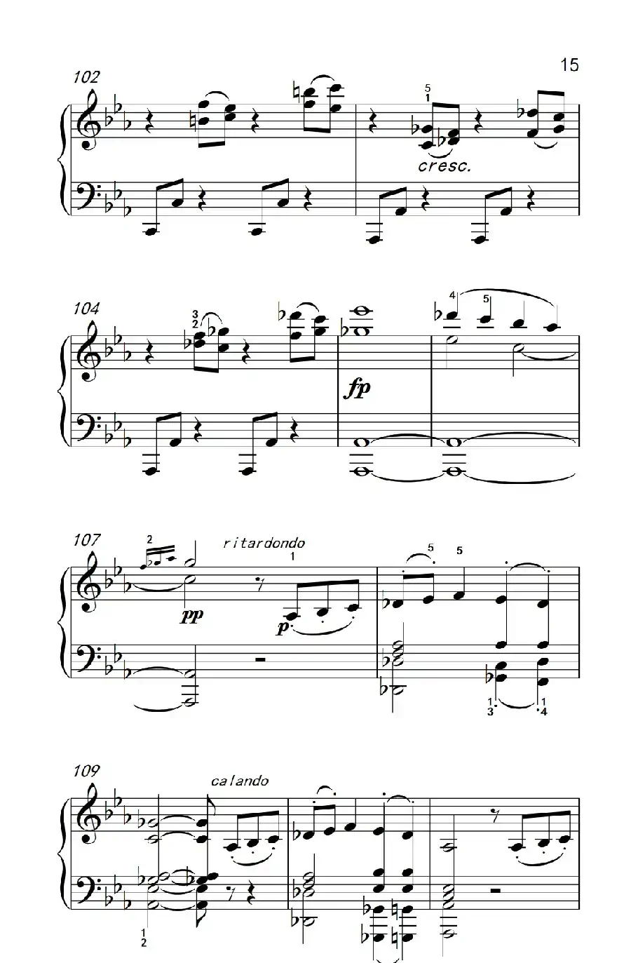 奏鸣曲 Opus 10 Nr.1 第三乐章（贝多芬奏鸣曲集 2）