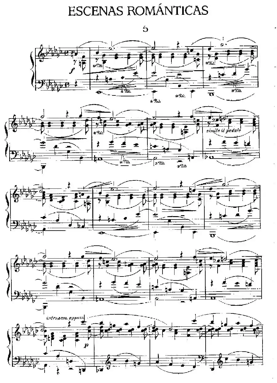Escenas Románticas（浪漫的场景·5）