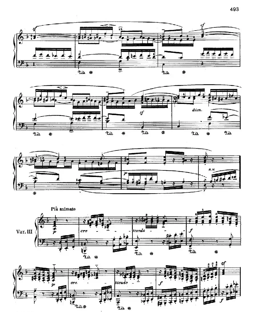 Variations Serieuses Op.54（d小调庄严变奏曲）