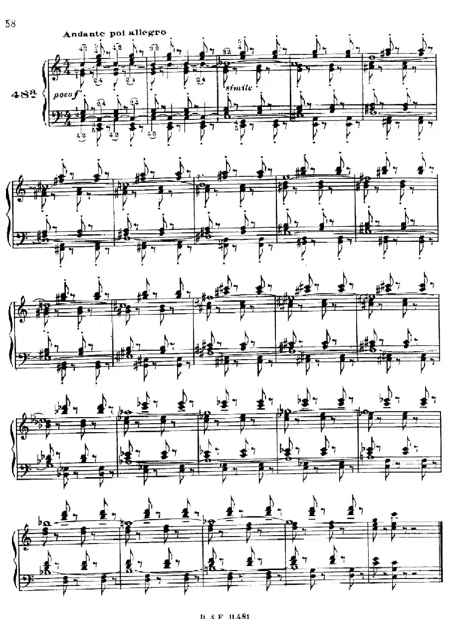 51 Exercises, WoO 6（51首钢琴练习 38—51）