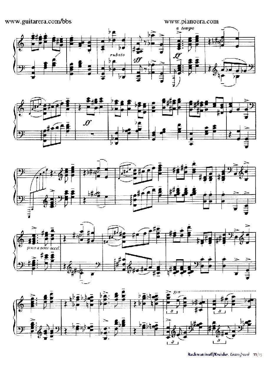 Liebesfreud（爱的喜悦）（钢琴独奏版）