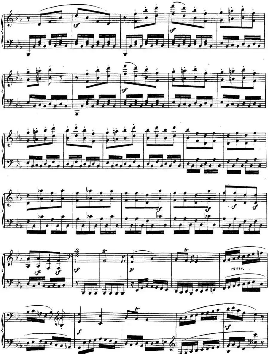 贝多芬钢琴奏鸣曲13 幻想奏鸣曲 降E大调 Op.27 No.1 E-flat major