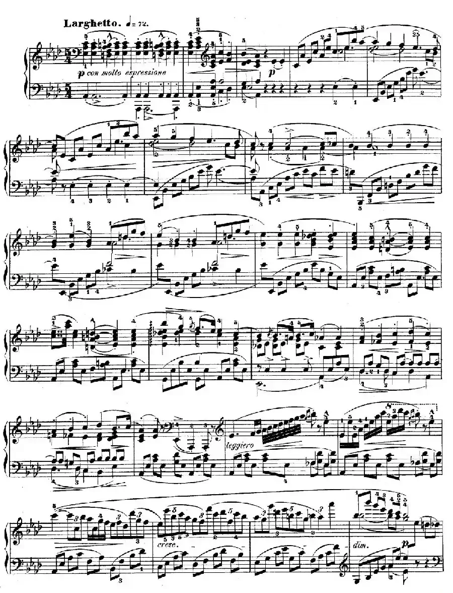 Piano Sonata No.1 in c Minor Op.4 （c小调第一钢琴奏鸣曲）