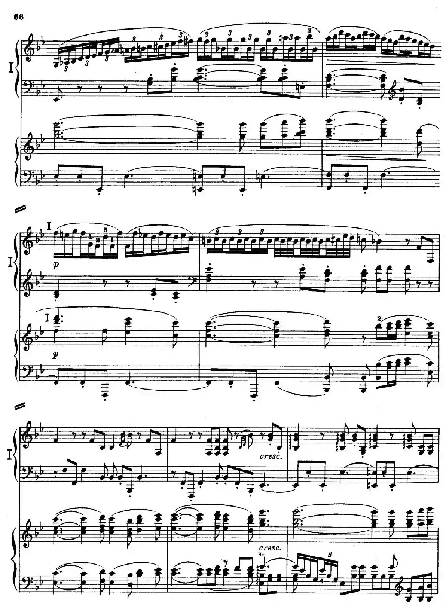d小调第九交响曲 Op.125（双钢琴P63——72）