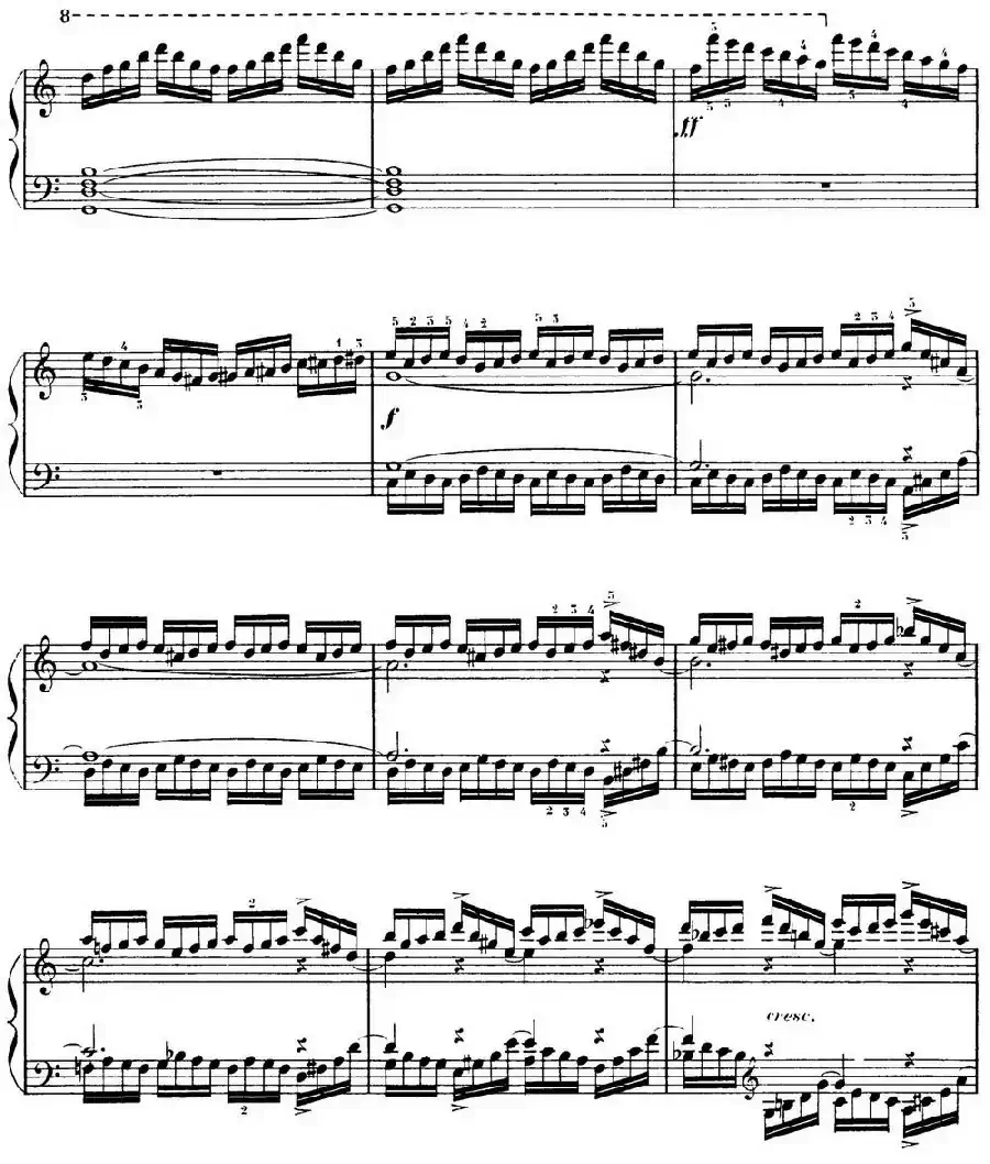 15 Etudes de Virtuosité Op.72 No.10（十五首钢琴练习曲之十）