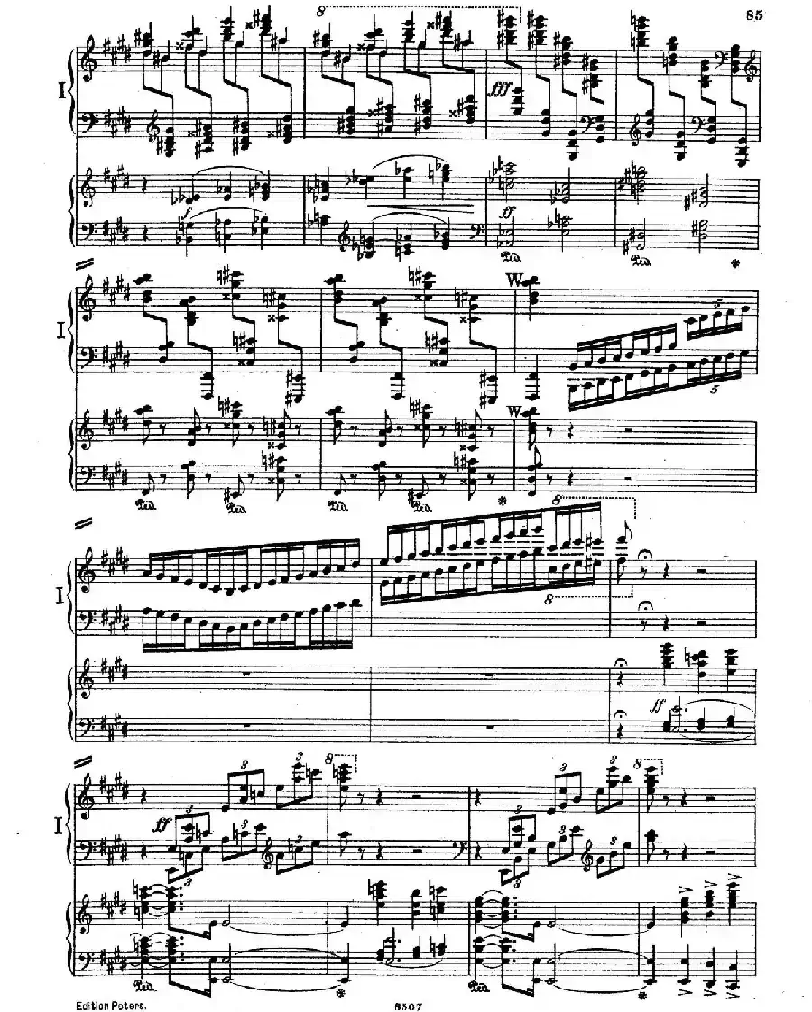 Piano Concerto in E Major Op.59（E大调钢琴协奏曲·双钢琴·第四乐章）