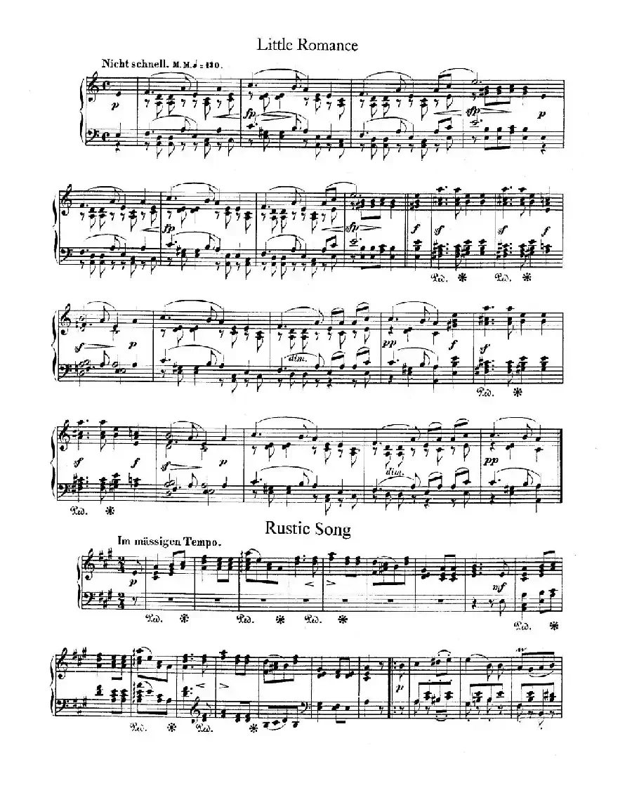 Album für die Jugend Op.68（儿童钢琴曲集）
