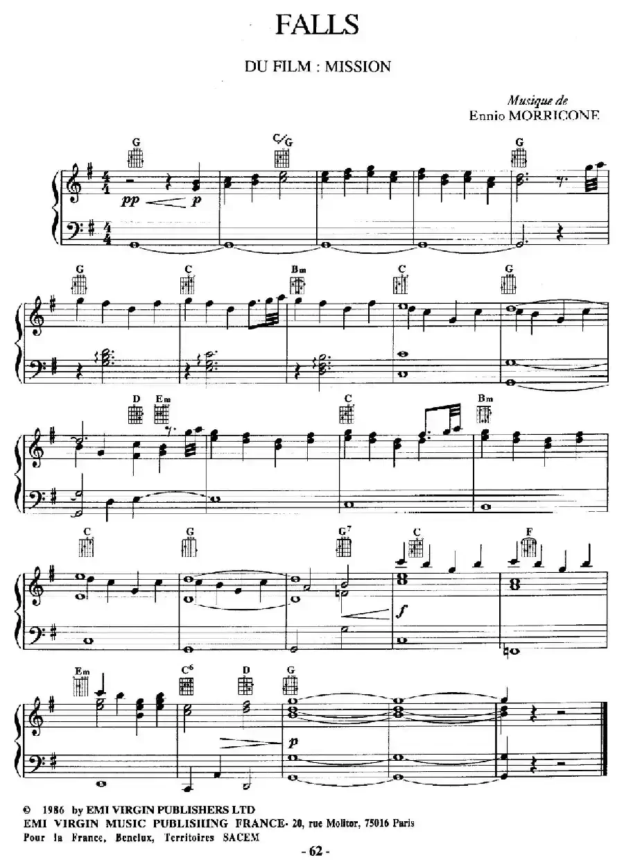 电影配乐大师莫瑞康最佳20首钢琴谱（Best of Ennio Morricone·18）