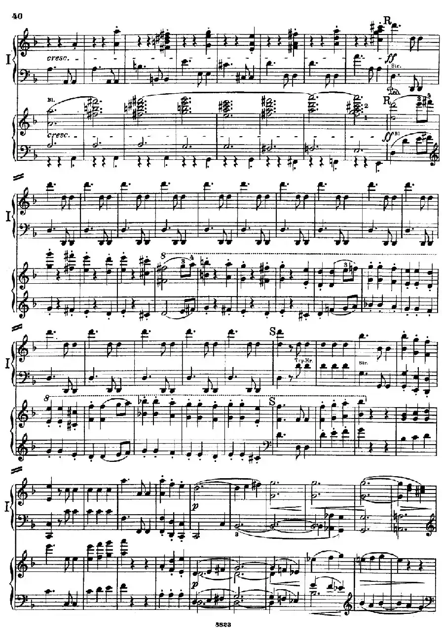d小调第九交响曲 Op.125（双钢琴P33——42）
