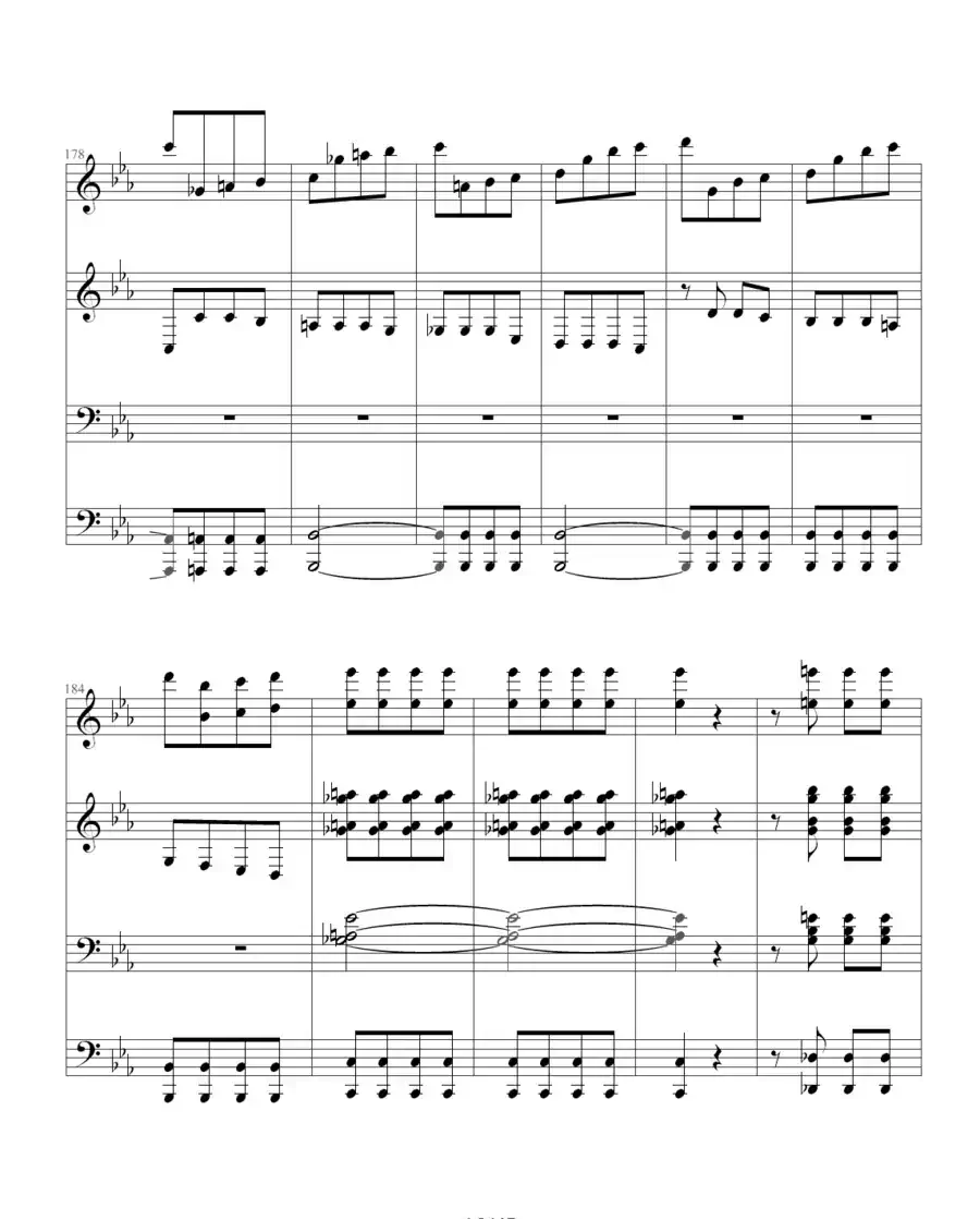 命运交响曲(四手联弹)