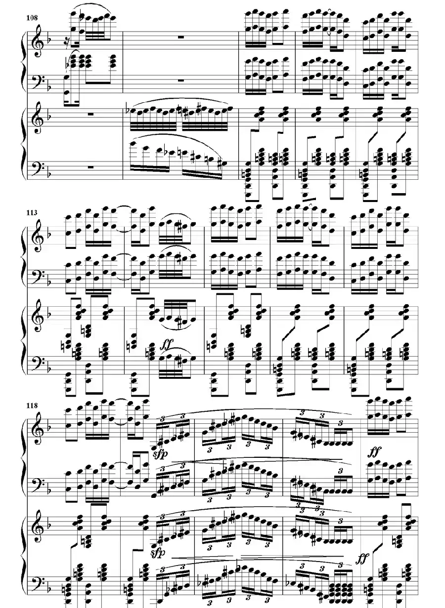 太阳出来喜洋洋（双钢琴曲）