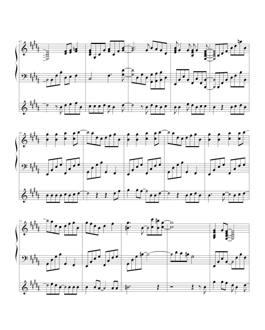 life is like a boat (生命如舟)(钢琴伴奏谱)