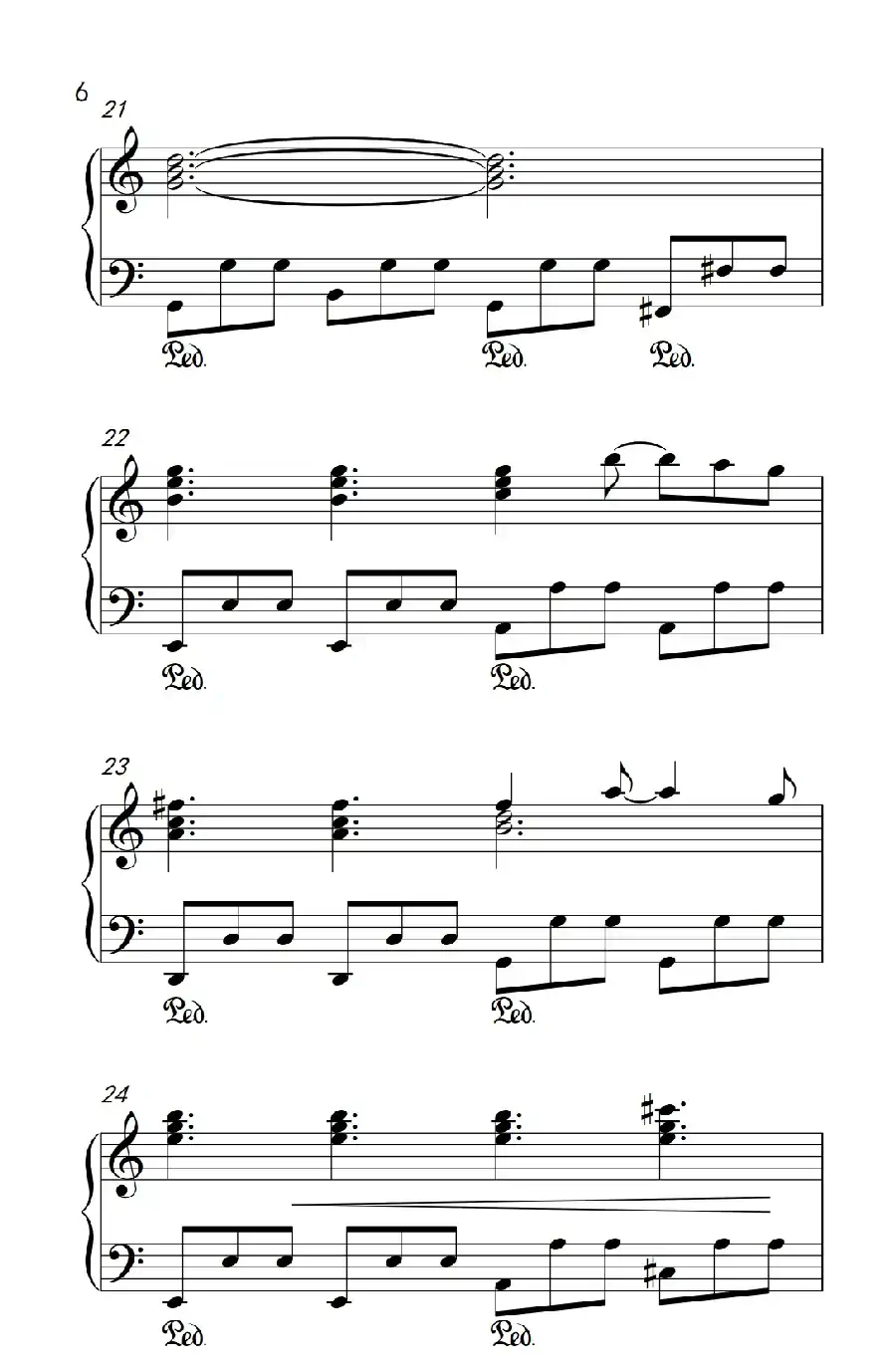 回忆 音乐剧《猫》主题曲（老年大学 钢琴教程 3）