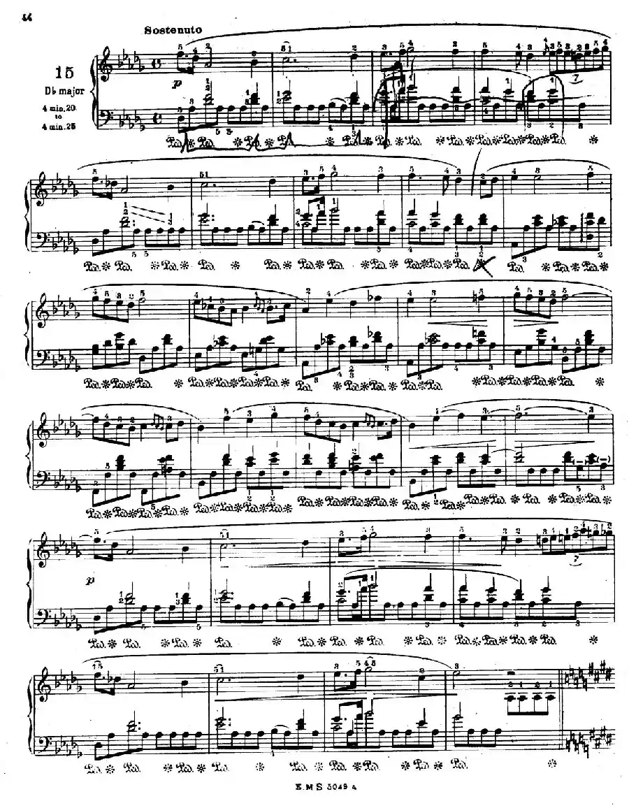 Preludes Op.28（24首前奏曲·15）