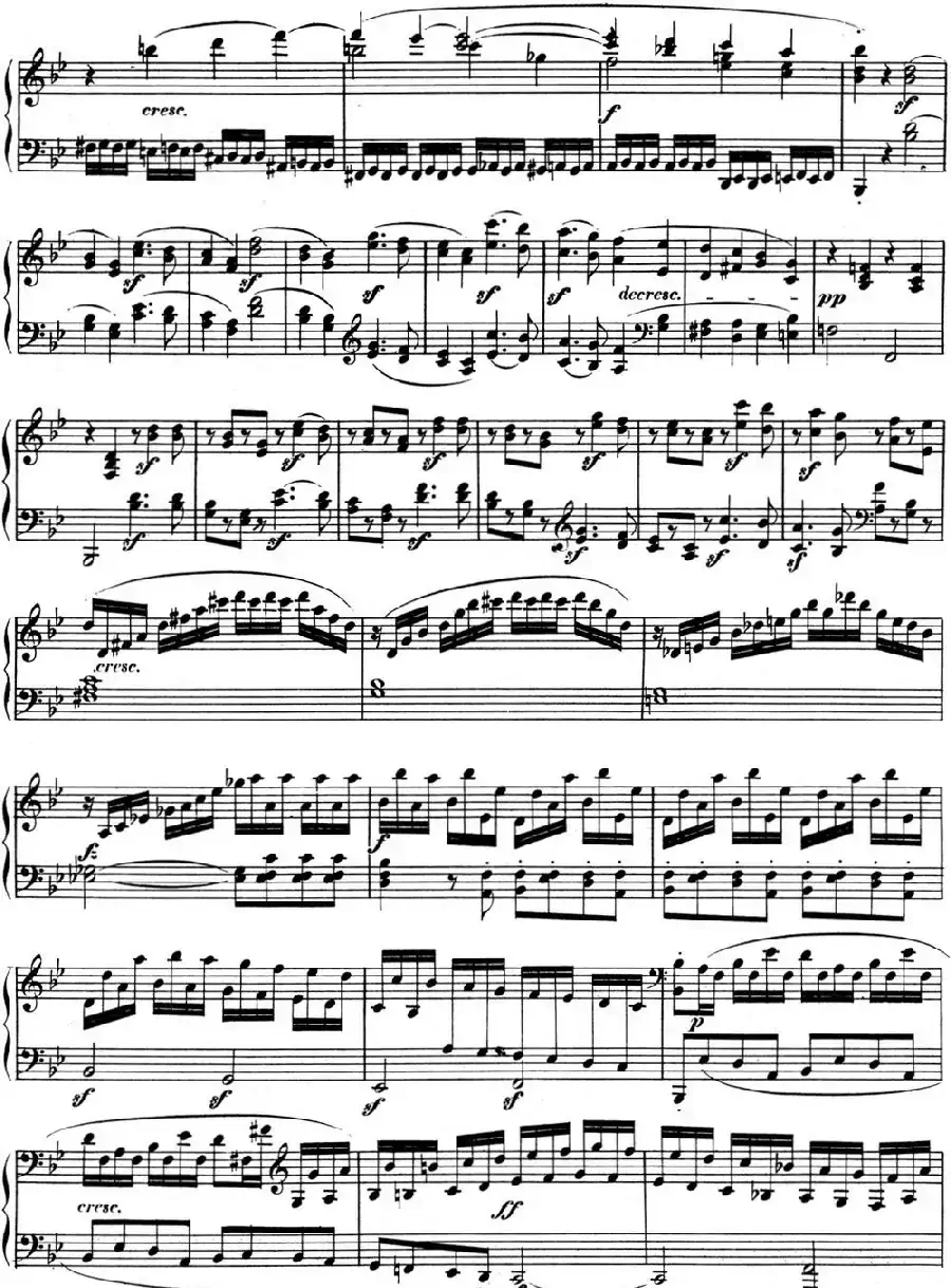 贝多芬钢琴奏鸣曲11 降B大调 Op.22 B-flat major