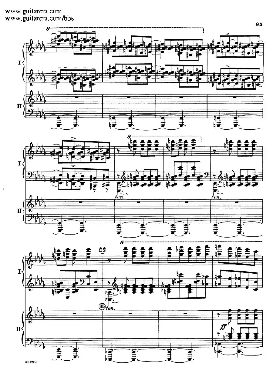 Piano Concerto Op.38（钢琴协奏曲·双钢琴·第三乐章）