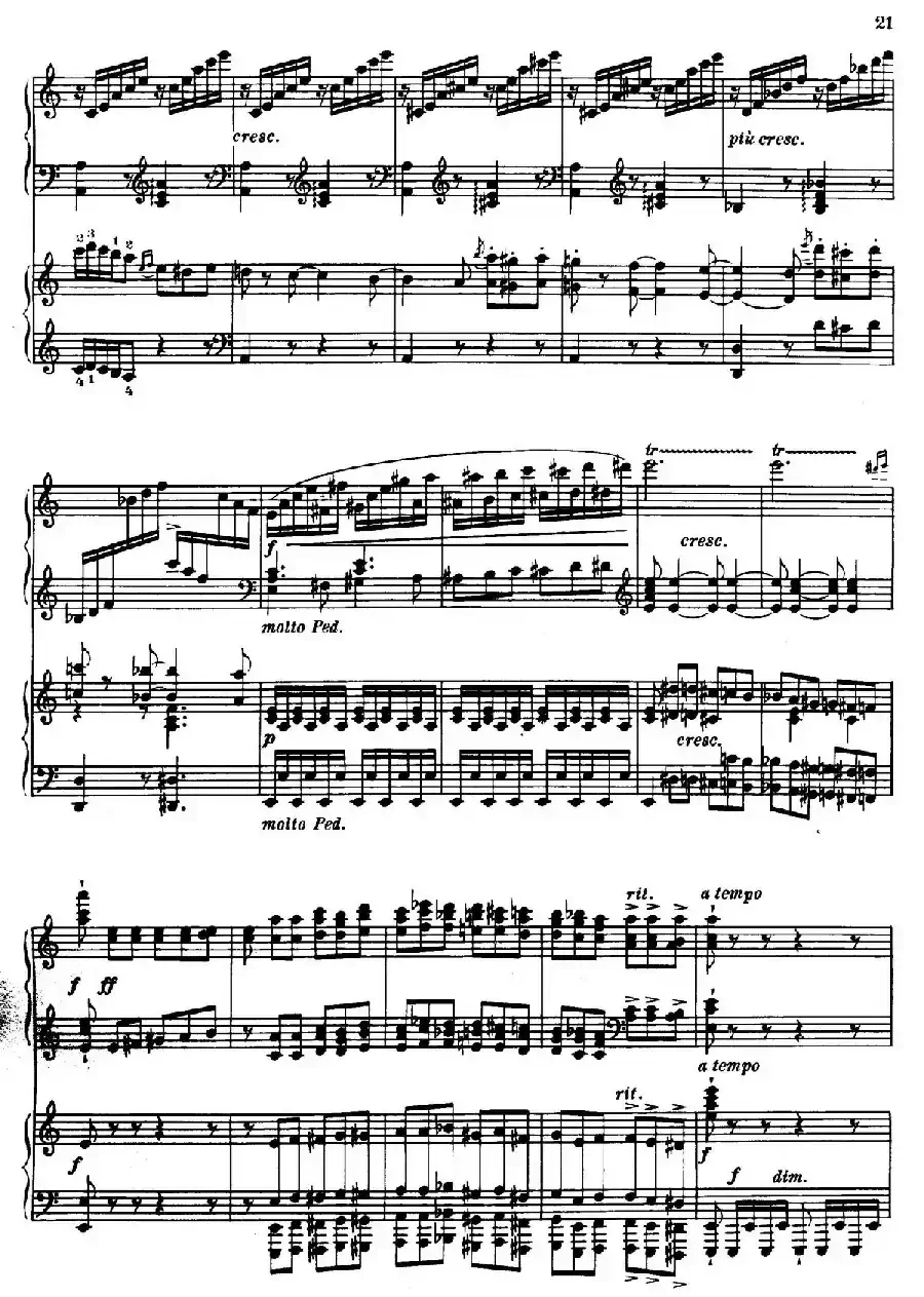 Introduction et Rondo Capriccioso Op.28（引子与随想回旋曲·双钢琴）
