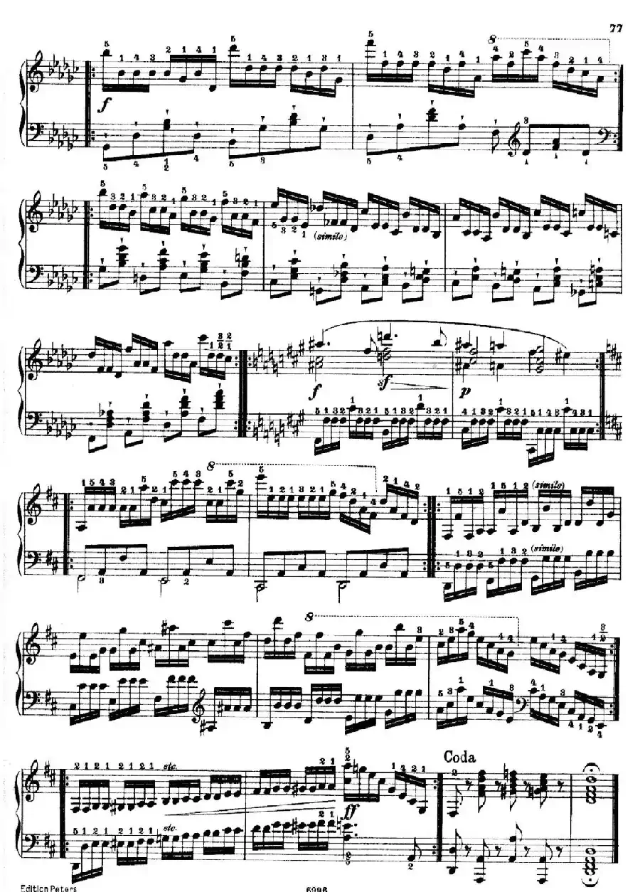 School of the Virtuoso Op.365（60首钢琴高级练习曲·32）