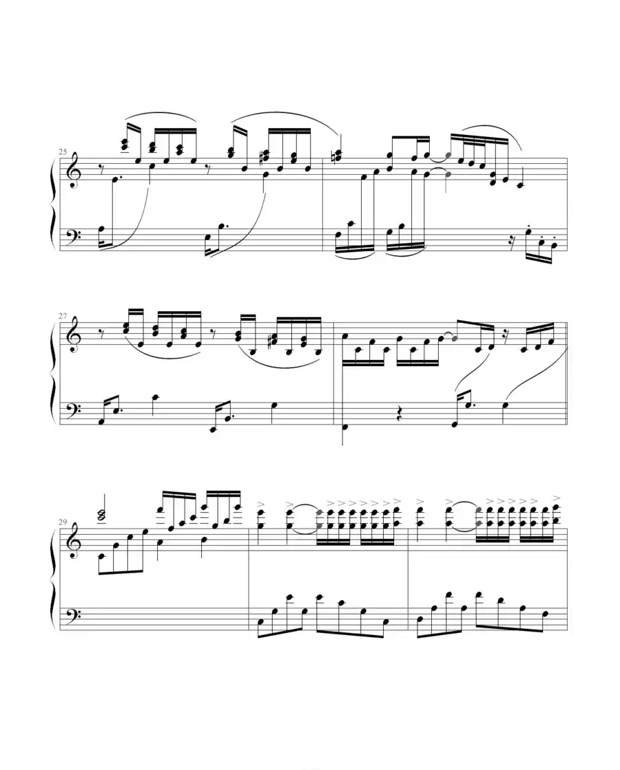 阿蒂丽娜叙事曲（李拓制谱版）