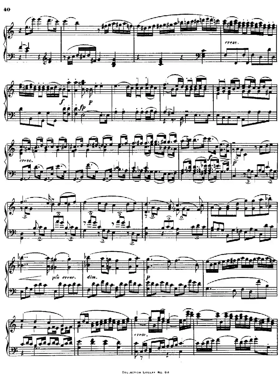 String Quartet No.15 in a Minor Op.132（a小调第十五弦乐四重奏·钢琴独奏版）