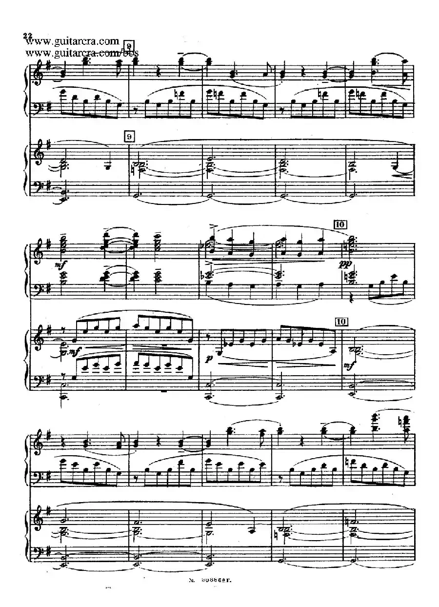 第二双钢琴组曲 Suite for Two Pianos No.2 Op.17（2. 圆舞曲 Valse）