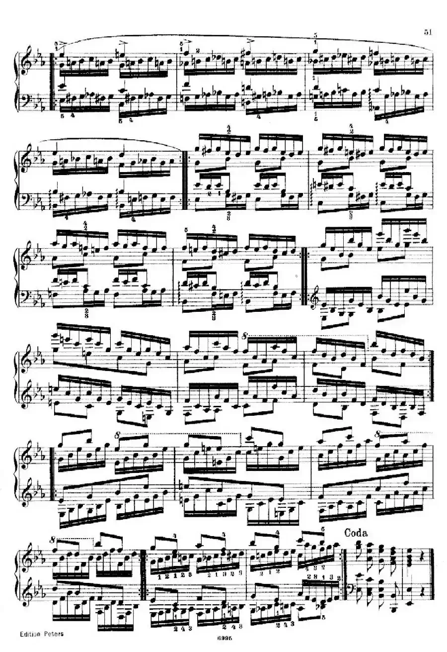 School of the Virtuoso Op.365（60首钢琴高级练习曲·20）