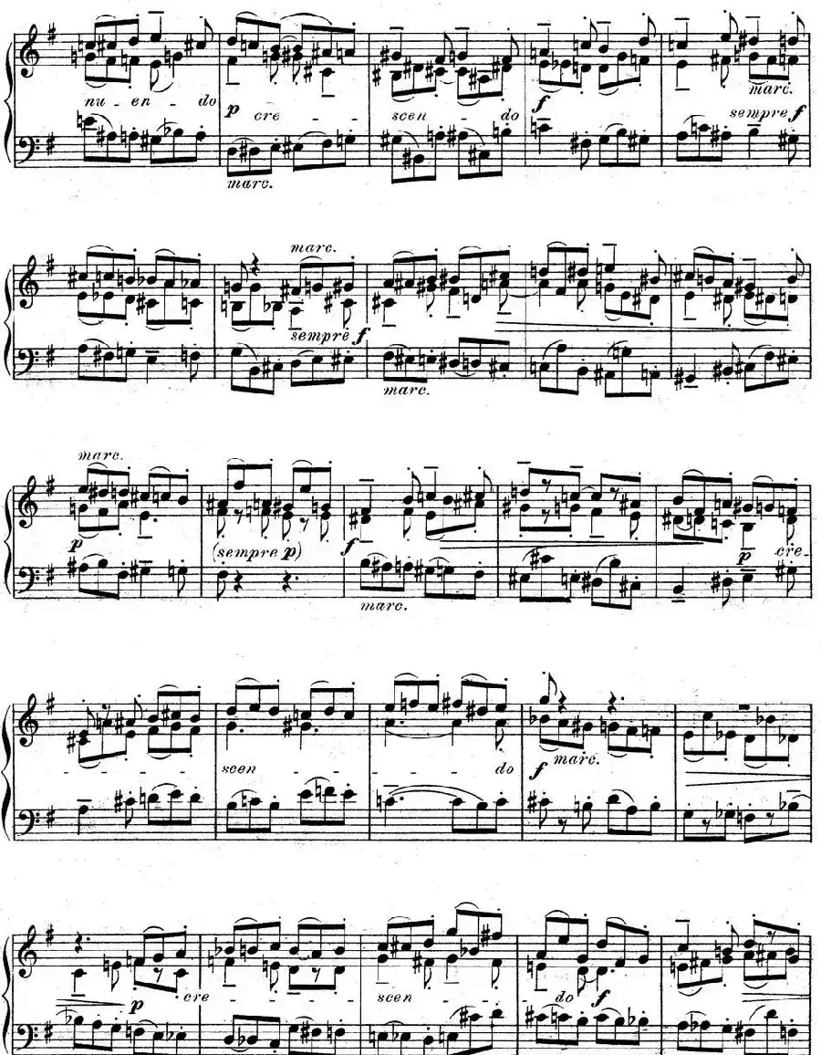 6 Preludes and Fugues Op.99（6首前奏曲与赋格·5）