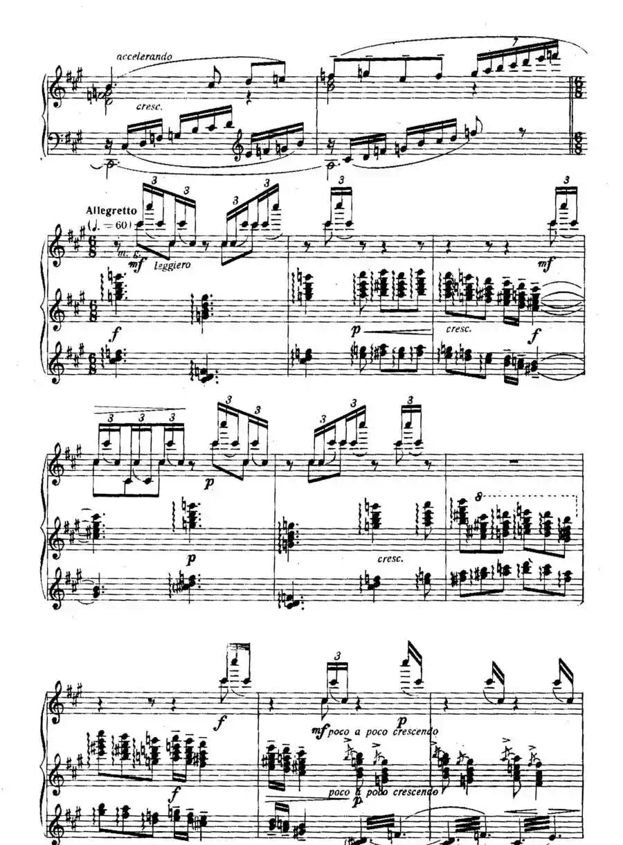 Six Préludes Exotiques Op·17（6首特色前奏曲·1）