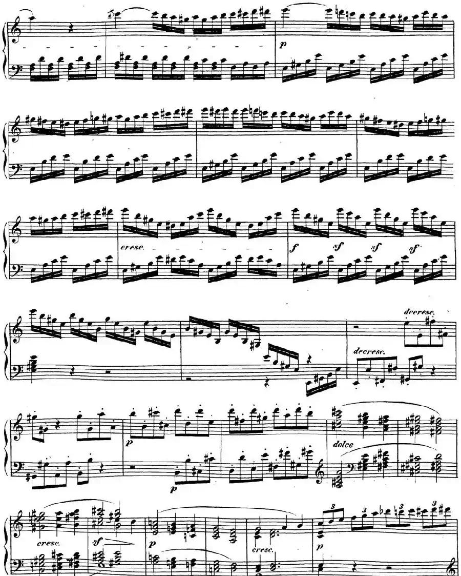 贝多芬钢琴奏鸣曲21 黎明(华尔斯坦) C大调 Op.53 C major