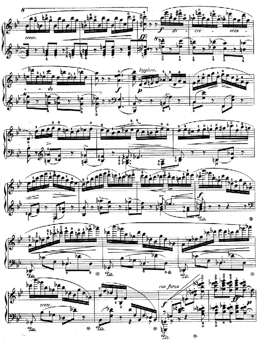 Variations on Je Vends Des Scapulaires Op.12（降B大调华丽变奏曲）