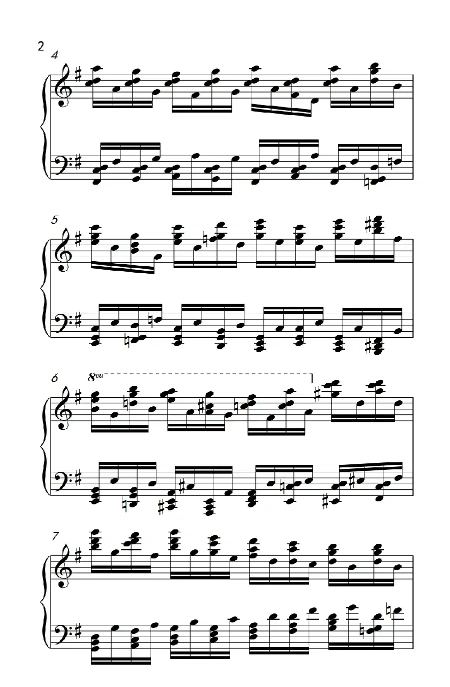 莫什科夫斯基 钢琴练习曲（第三首）