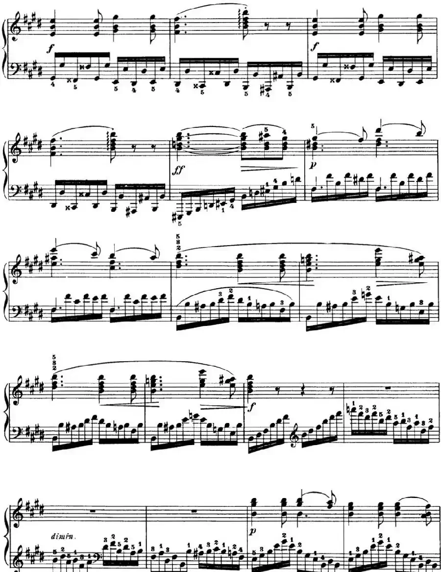 50首车尔尼Op.740钢琴手指灵巧技术练习曲（NO.23）