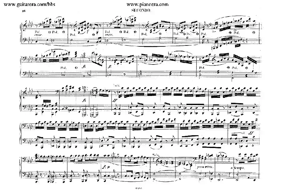 Piano Concerto No.2 in f Minor Op.21（f小调第二钢琴协奏曲·四手联弹版）