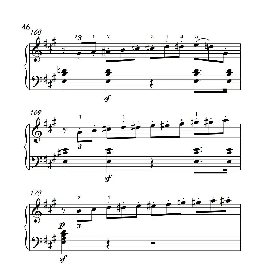 奏鸣曲 Opus 2 Nr.2 第四乐章(贝多芬奏鸣曲集 1)