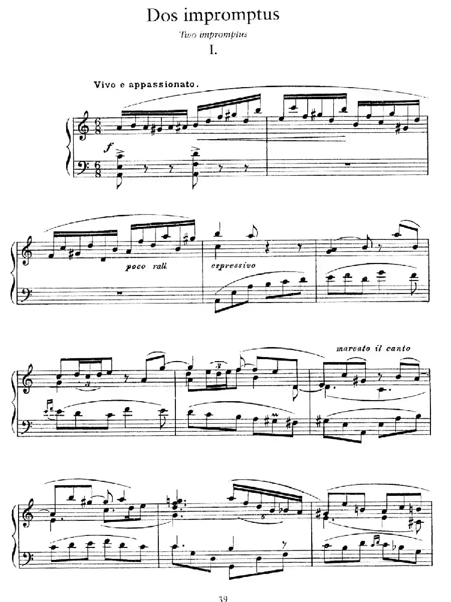 Impromptu in a Minor（a小调即兴曲）