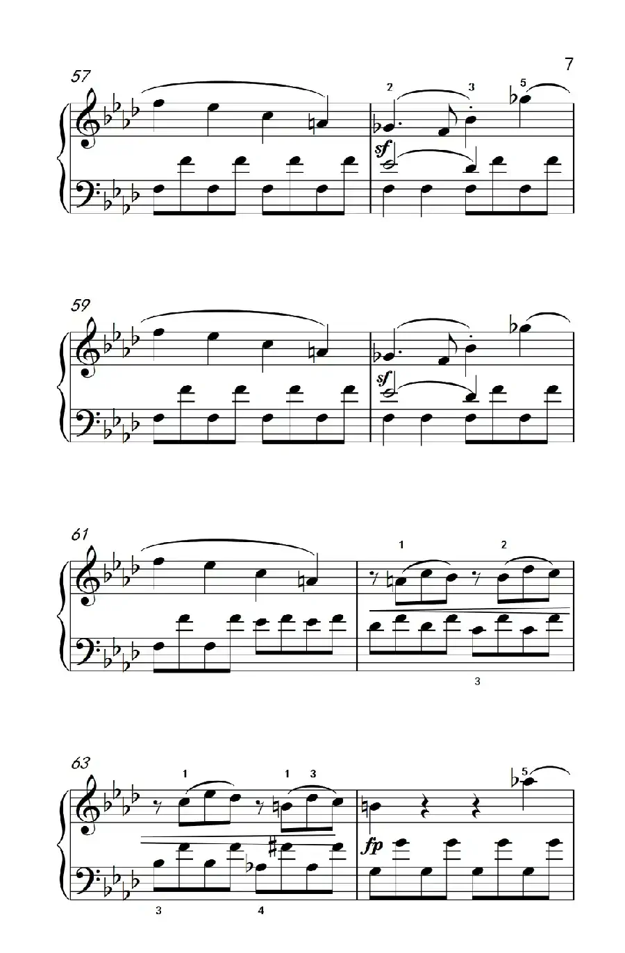 奏鸣曲 Opus 2 Nr.1 第一乐章(贝多芬奏鸣曲集 1)