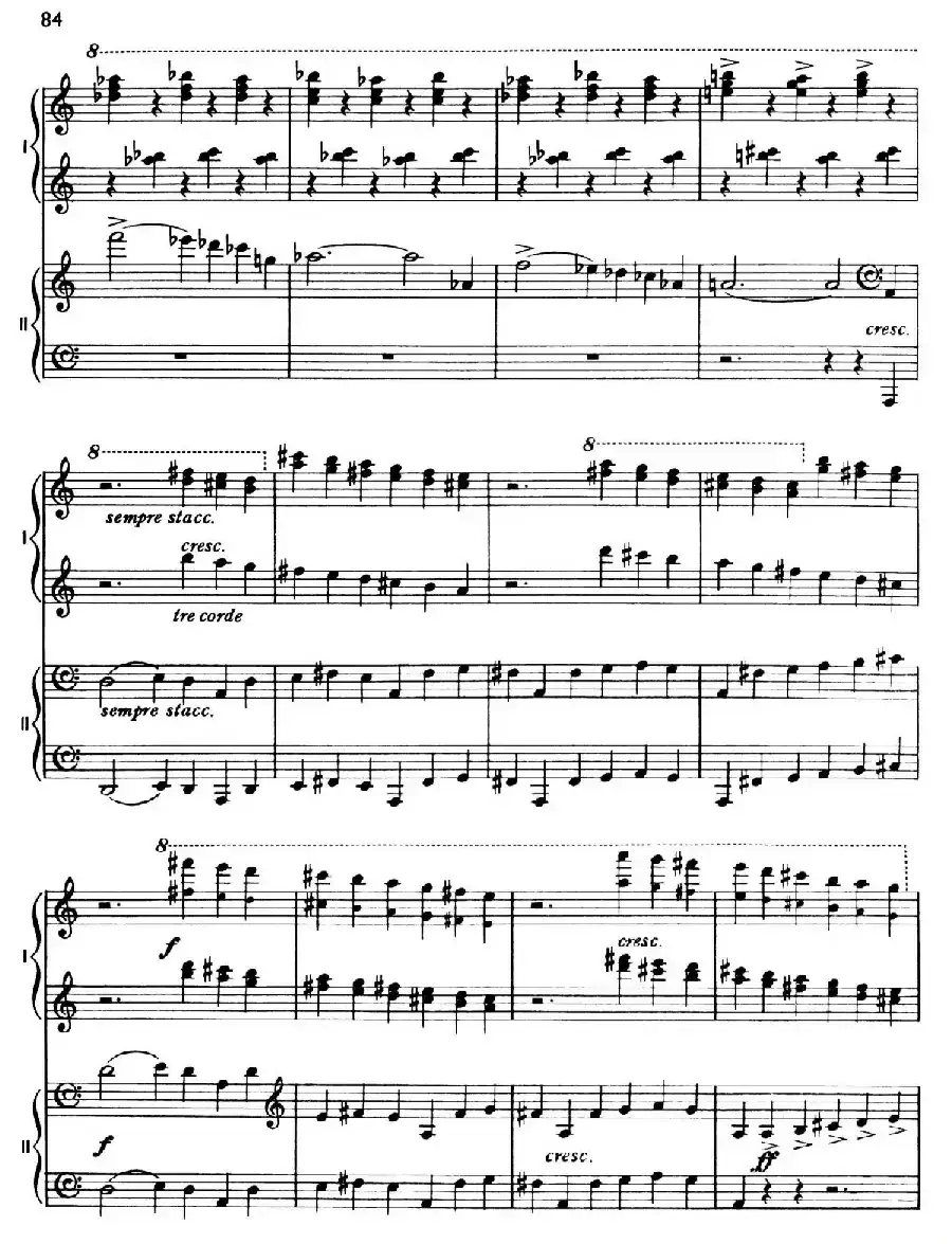 The Planets Op.32（双钢琴）（行星·第六乐章 天王星—魔术师）