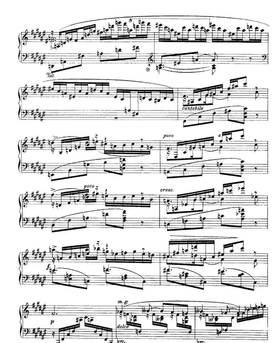 福雷13首船歌：Barcarolle No·3 in G-flat, Op·42