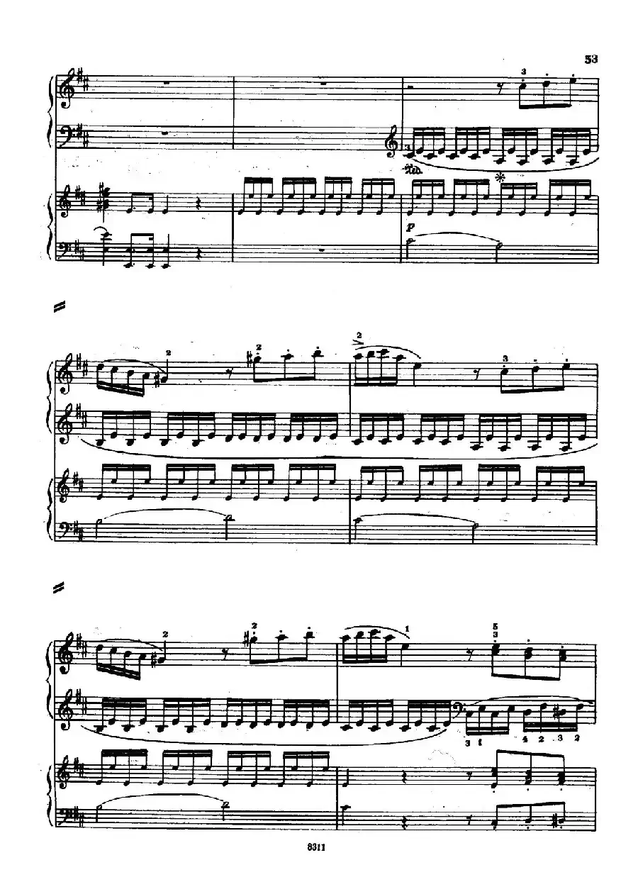Concerto no 5 K 175 - 2 Piano（Ⅰ）