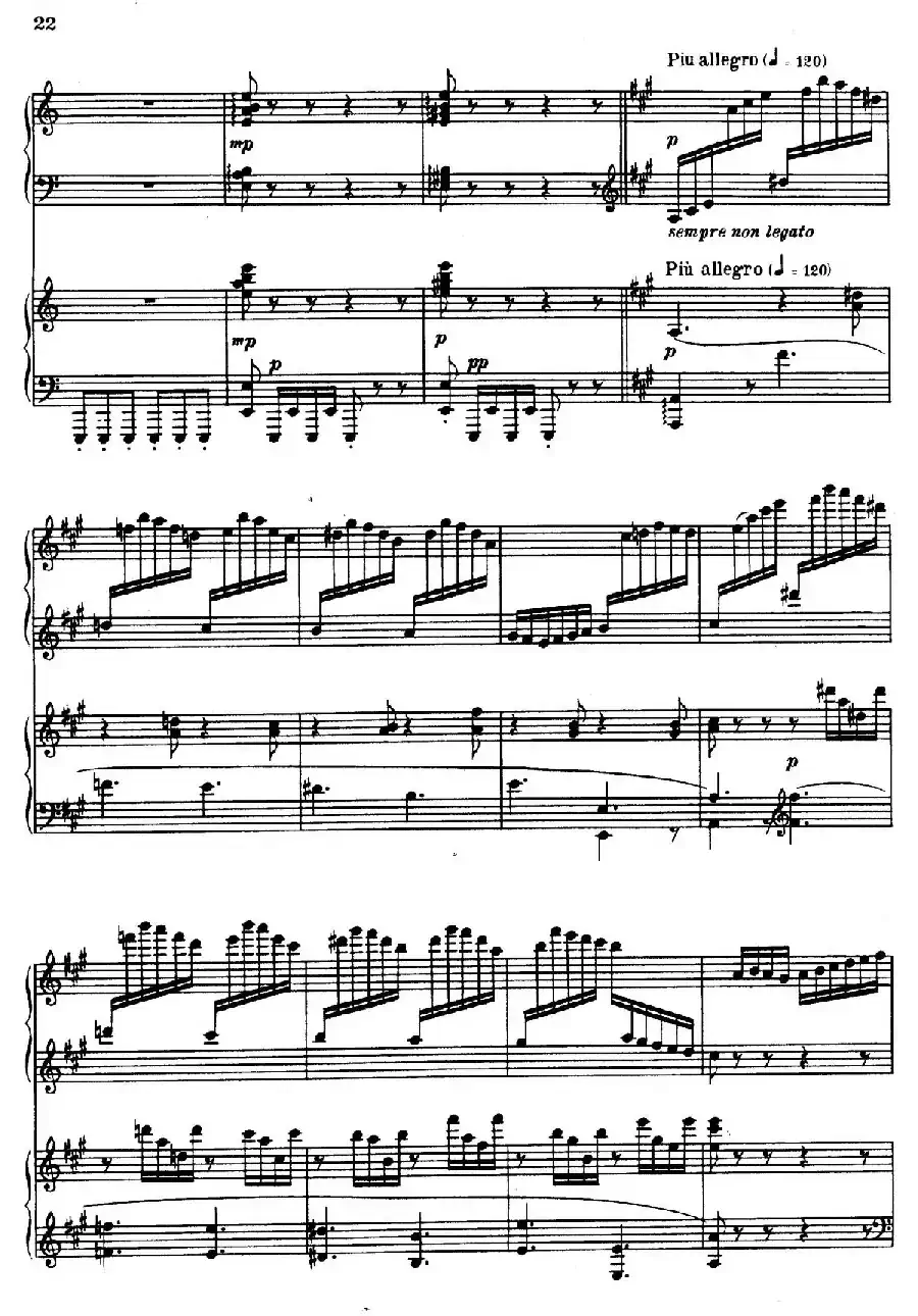 Introduction et Rondo Capriccioso Op.28（引子与随想回旋曲·双钢琴）