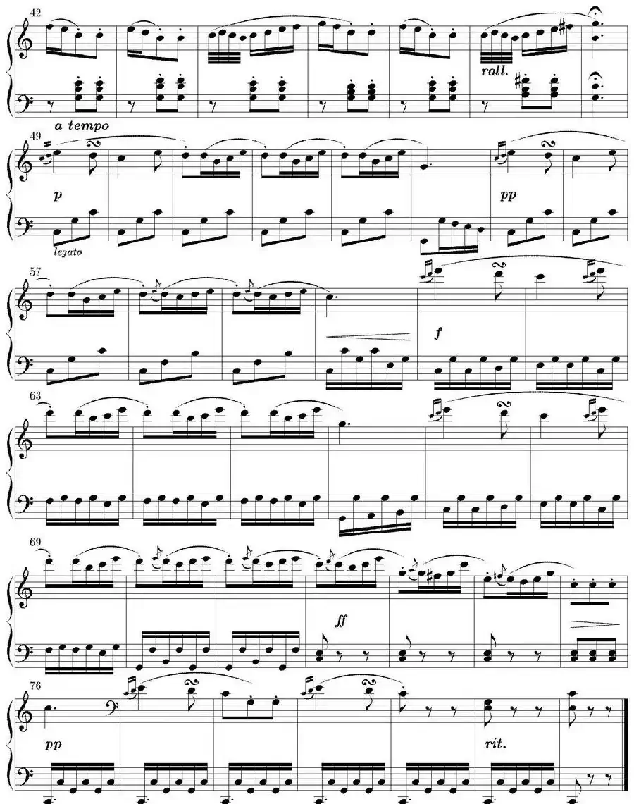 6 Sonatinas Op.36（6首钢琴小奏鸣曲-5）