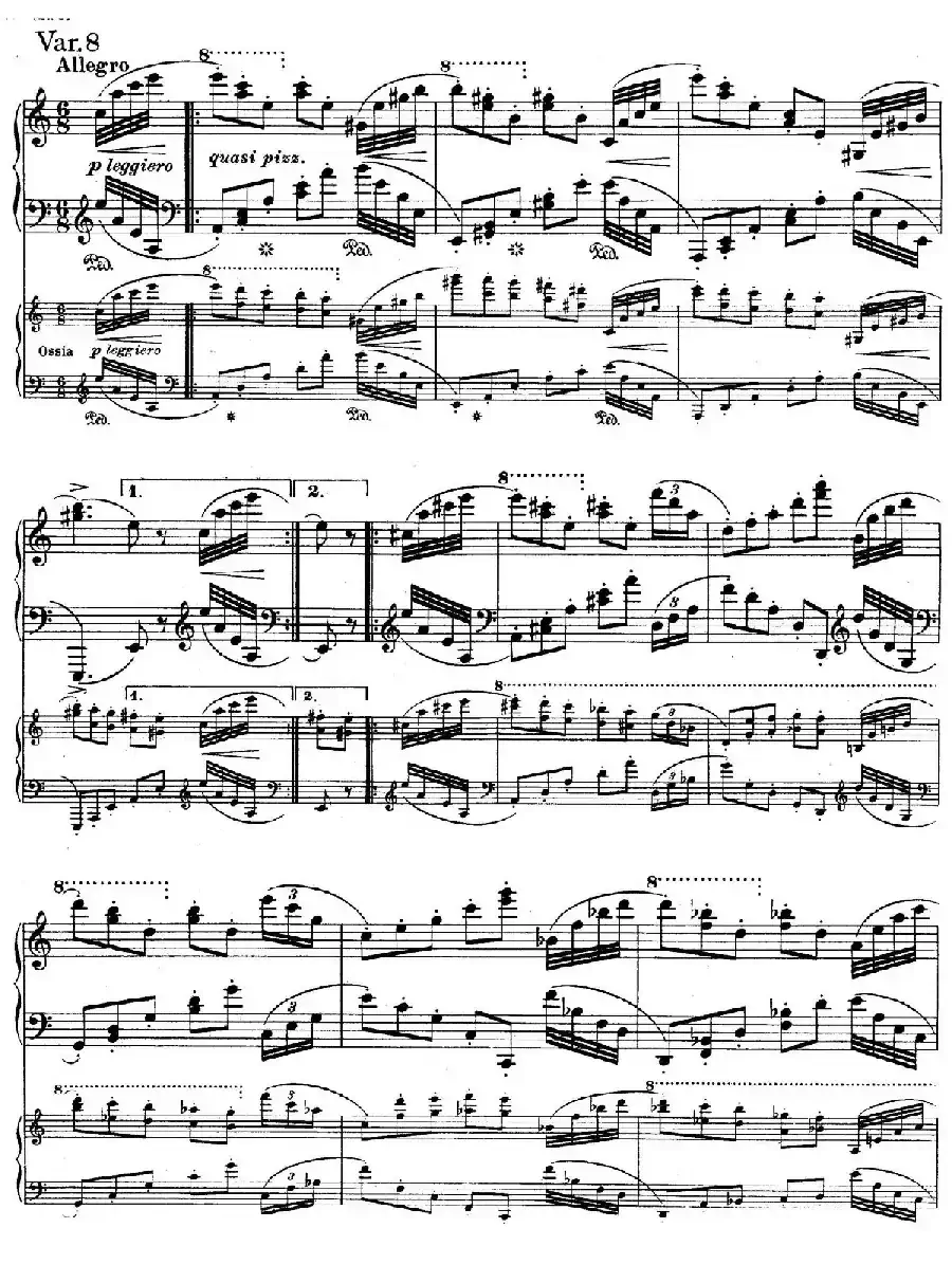 帕格尼尼主题变奏曲（Op.35 Livre2）