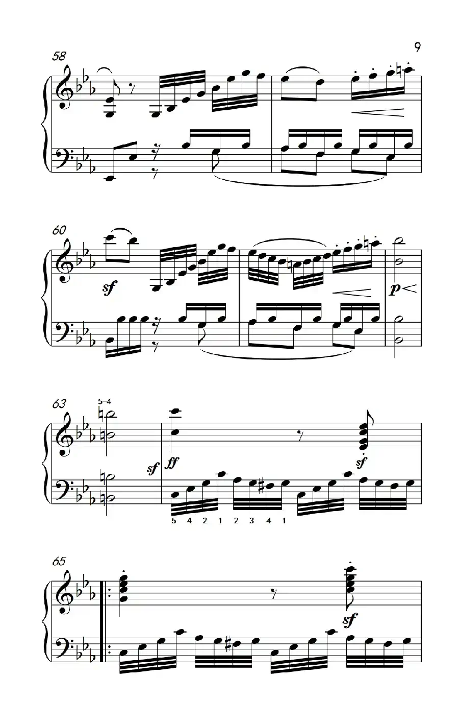 奏鸣曲 Opus 7 第四乐章(贝多芬奏鸣曲集 2)