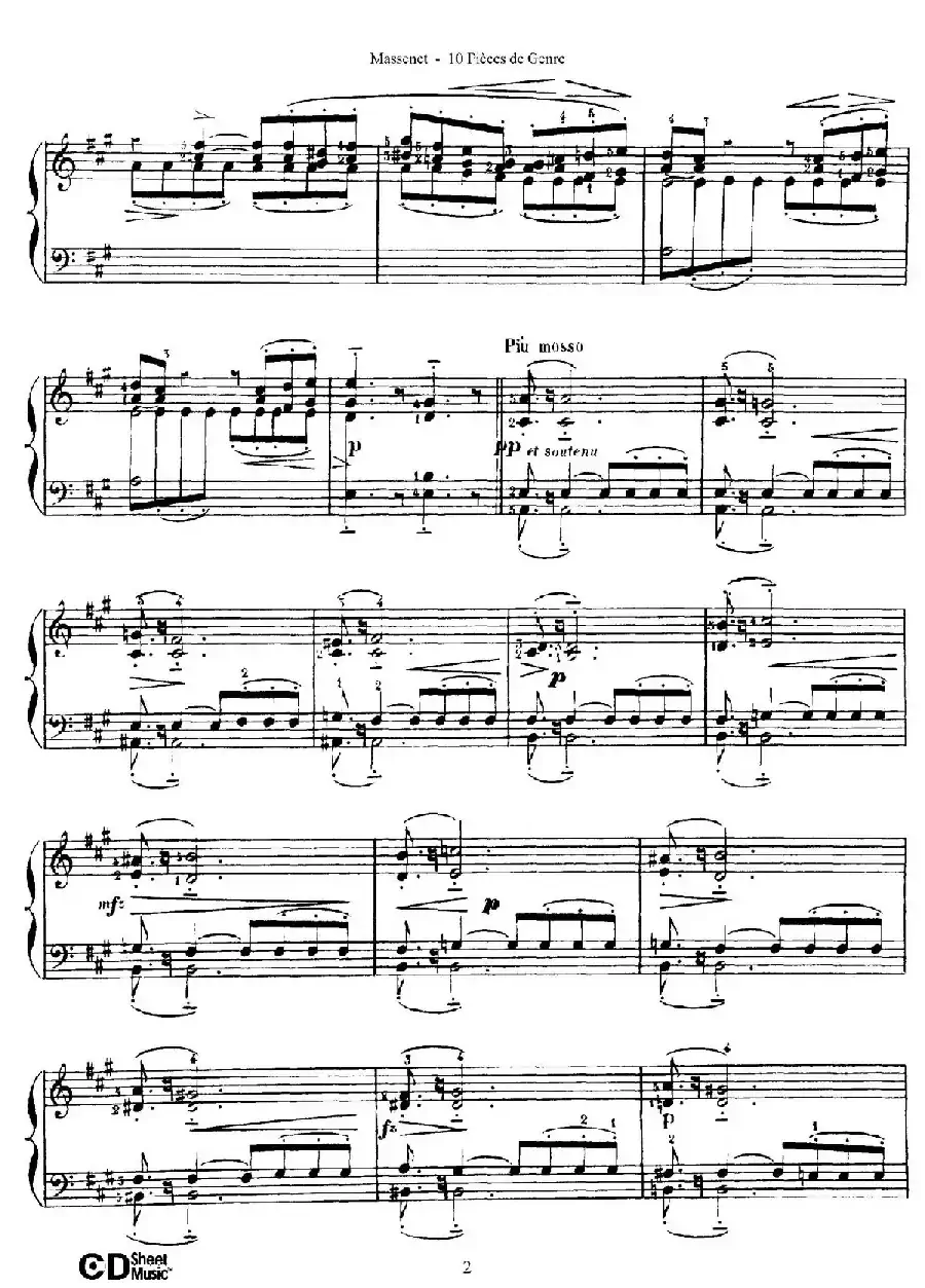 Dix Pièces de Genre Op.10（10首个性小品·Ⅰ）
