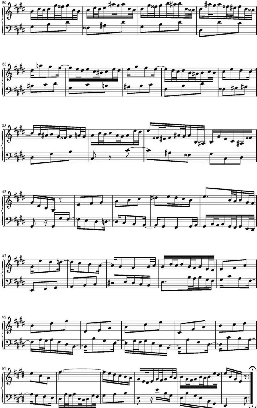 15首巴赫二部创意曲集（NO.6）