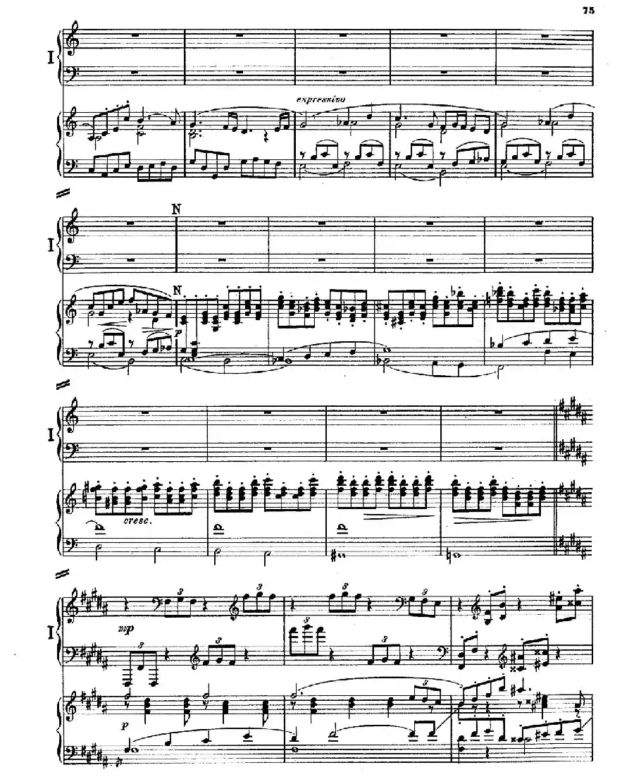 Piano Concerto in E Major Op.59（E大调钢琴协奏曲·双钢琴·第四乐章）