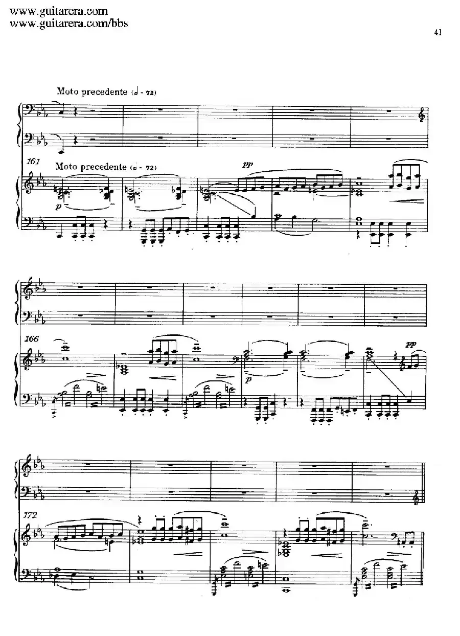 c小调第二钢琴协奏曲 Op.18（双钢琴·第一乐章）