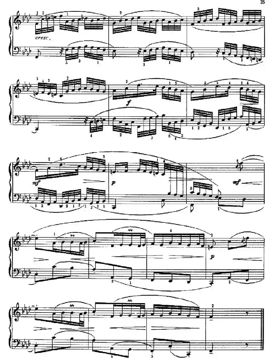 序曲（练习多声部的弹奏及波音的运用）